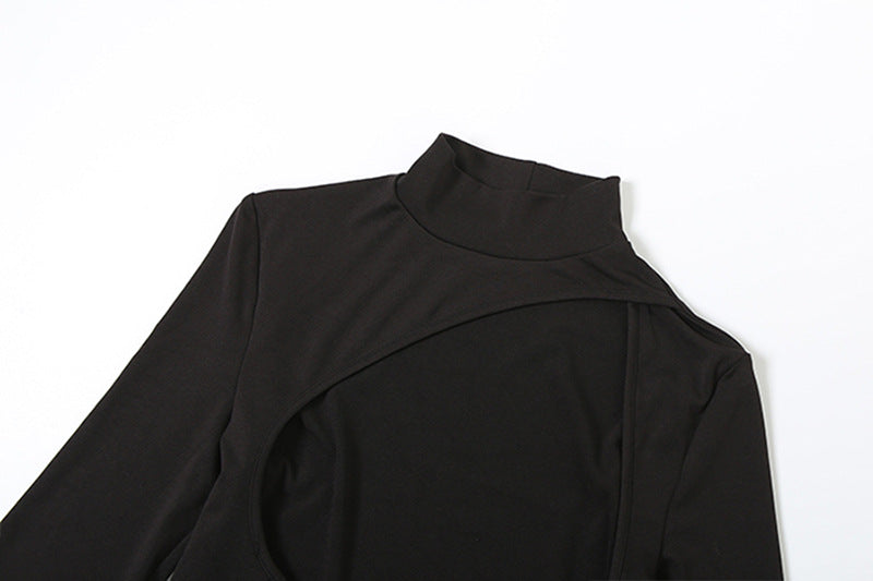 Long sleeve hollow out medium rise 3 piece pant set  | Festival Outfits Women