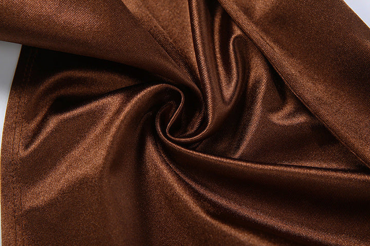 Ruched long sleeve self tie 2 piece maxi dress  | Festival Outfits Women