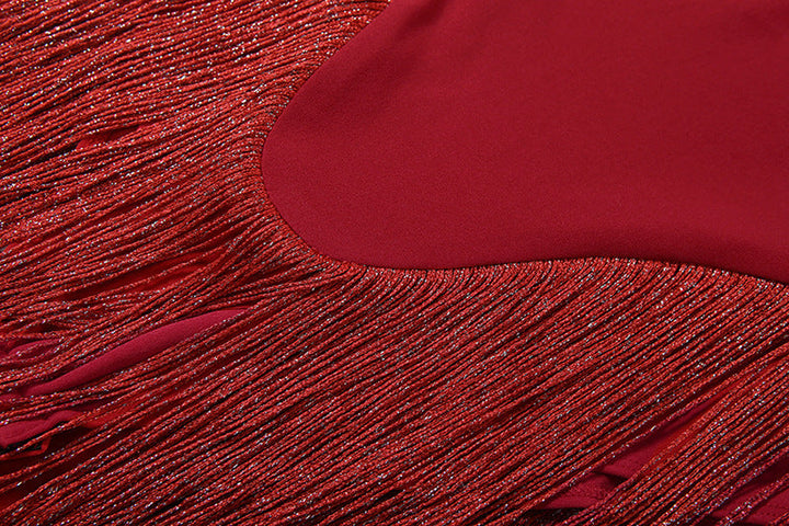 Tassels button backless solid tube bodysuit  | Festival Outfits Women