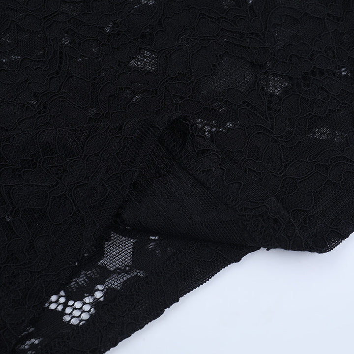 Lace hollow out sleeveless solid cut out top  | Festival Outfits Women