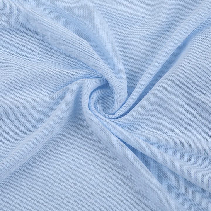 Self tie halter flower applique mesh hollow out cut out maxi dress  | Festival Outfits Women