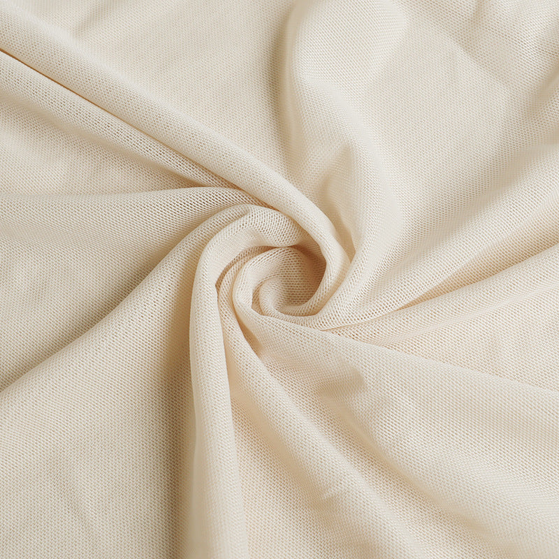 High slit hollow out self tie halter mesh cut out maxi dress  | Festival Outfits Women