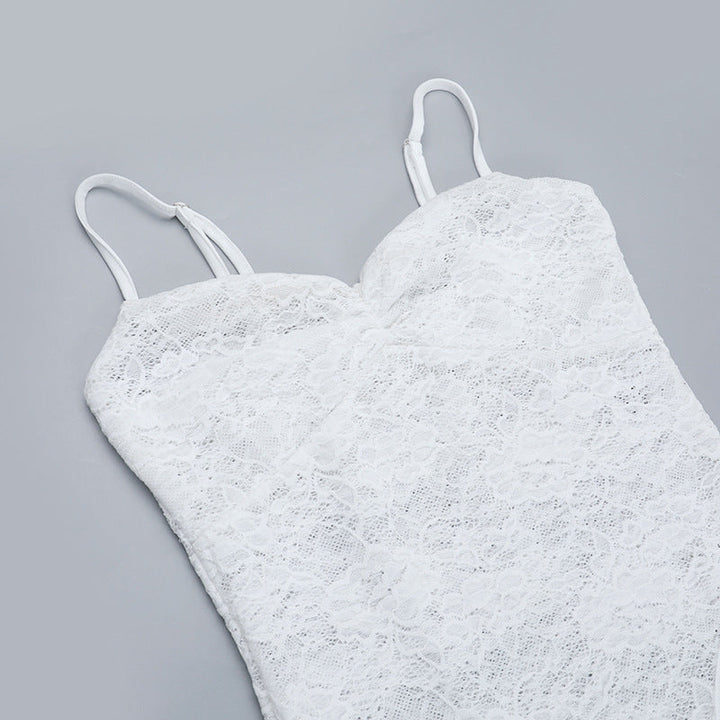 Lace ruched button v neck cami maxi skirt set  | Festival Outfits Women