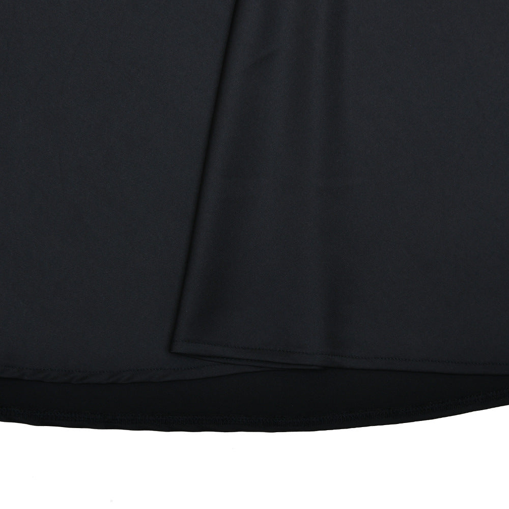 Lace hem zip-up backless tube maxi dress  | Festival Outfits Women