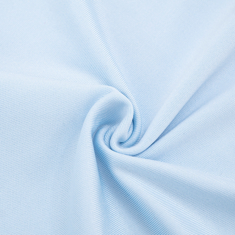 Hollow out crewneck short sleeve mesh cut out mini dress  | Festival Outfits Women