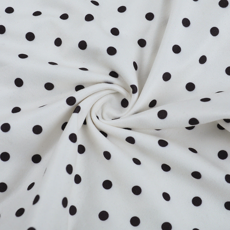 Polka dot u neck cross back backless cami bodysuit  | Festival Outfits Women