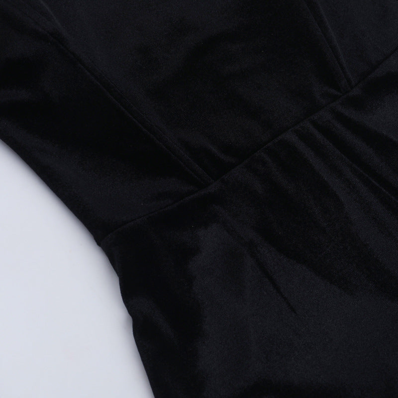 Ruched v neck zip-up backless cami mini dress  | Festival Outfits Women