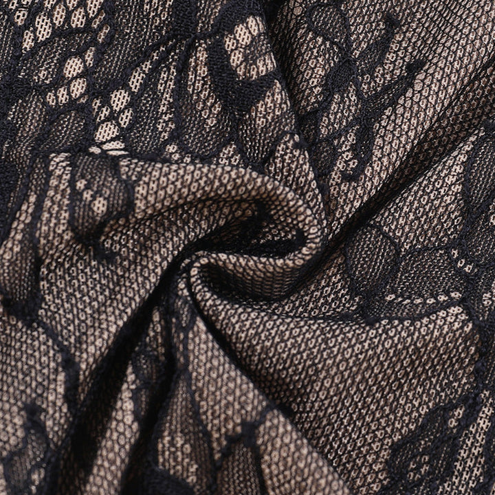 Sweetheart neck lace backless zip-up tube top  | Festival Outfits Women