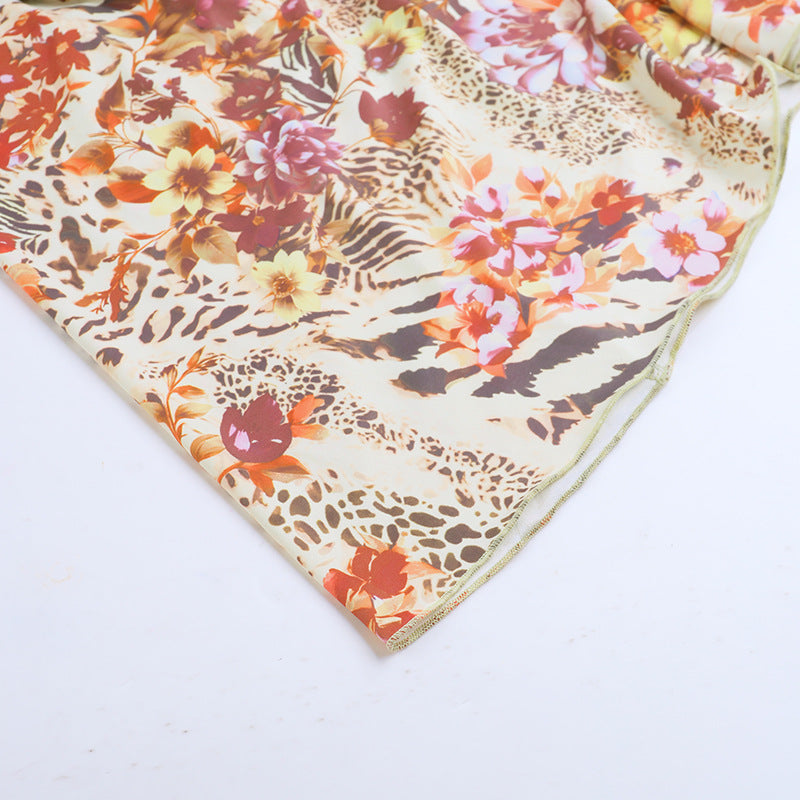 Slit hollow out print sleeveless cut out maxi dress  | Festival Outfits Women