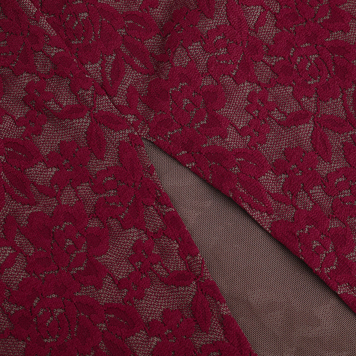 Hollow out lace zip-up slit sleeveless cut out maxi dress  | Festival Outfits Women