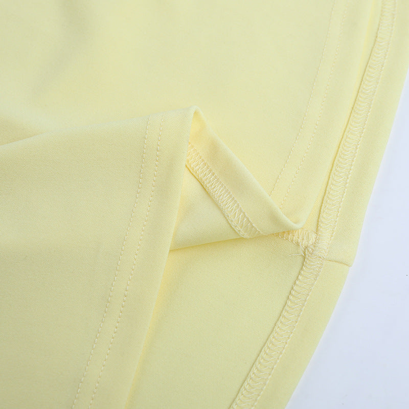 Bowknot self tie high neck backless mini dress  | Festival Outfits Women