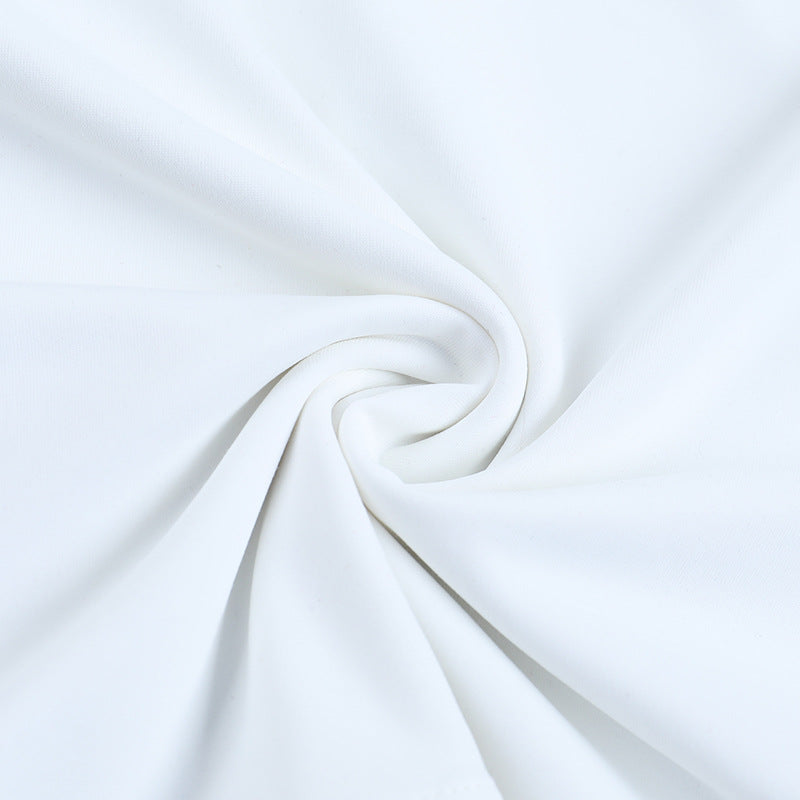 Lace hem v neck backless solid tank top  | Festival Outfits Women