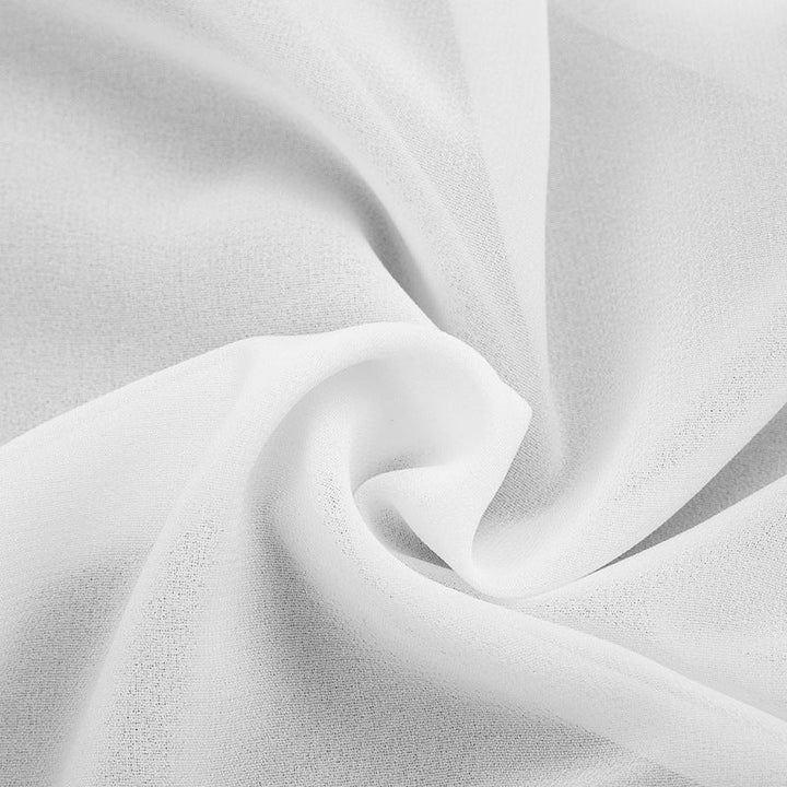 Irregular ruched chiffon backless cami mini dress  | Festival Outfits Women