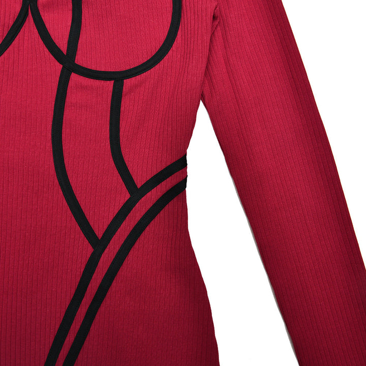 U neck long sleeve low cut backless jumpsuit  | Festival Outfits Women