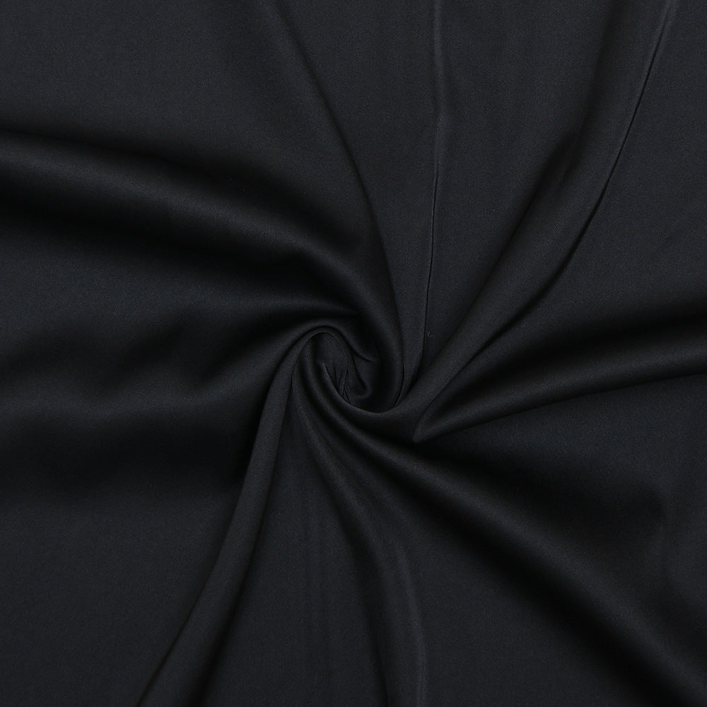 Long sleeve v neck lace satin zip-up maxi dress  | Festival Outfits Women