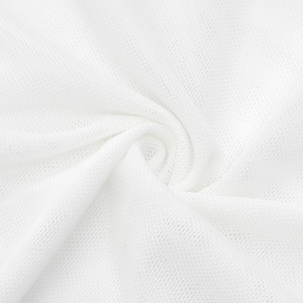 Long sleeve high neck mesh button bodysuit  | Festival Outfits Women