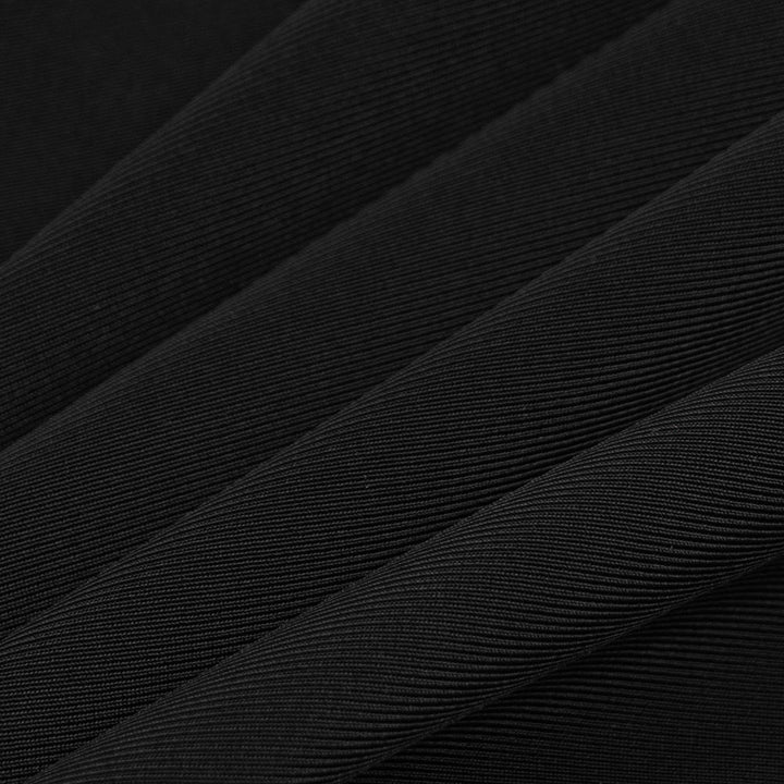 Long sleeve hollow out self tie crewneck mini dress  | Festival Outfits Women