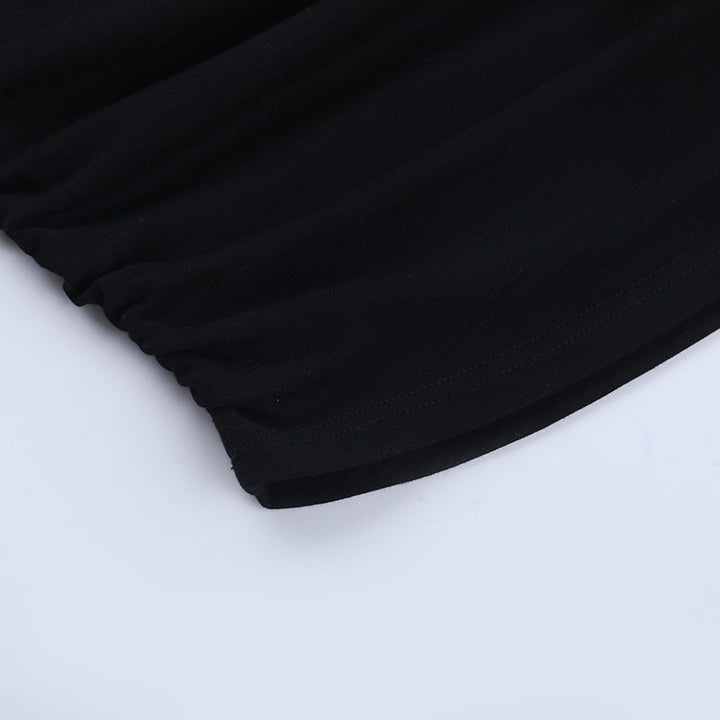 Cross back ruched cowl neck solid cami top  | Festival Outfits Women