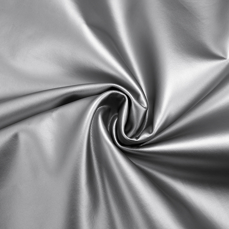 Metallic square neck rivet applique tank top