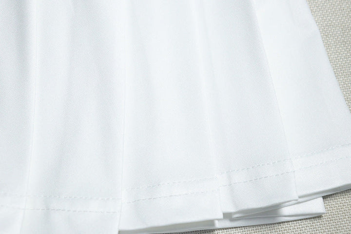 Long sleeve v neck pleated button padded mini dress