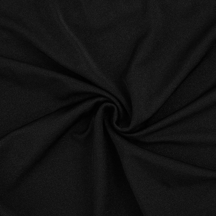 Ruched hollow out slit solid maxi dress