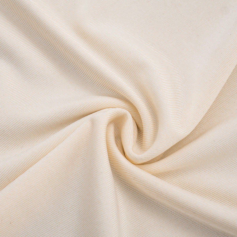 Square neck backless solid mini dress