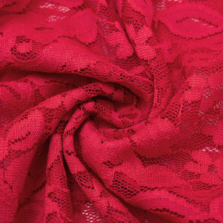 Long sleeve fluffy crewneck lace ruched mini dress