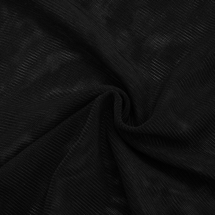 Short sleeve crewneck mesh ruched pant set