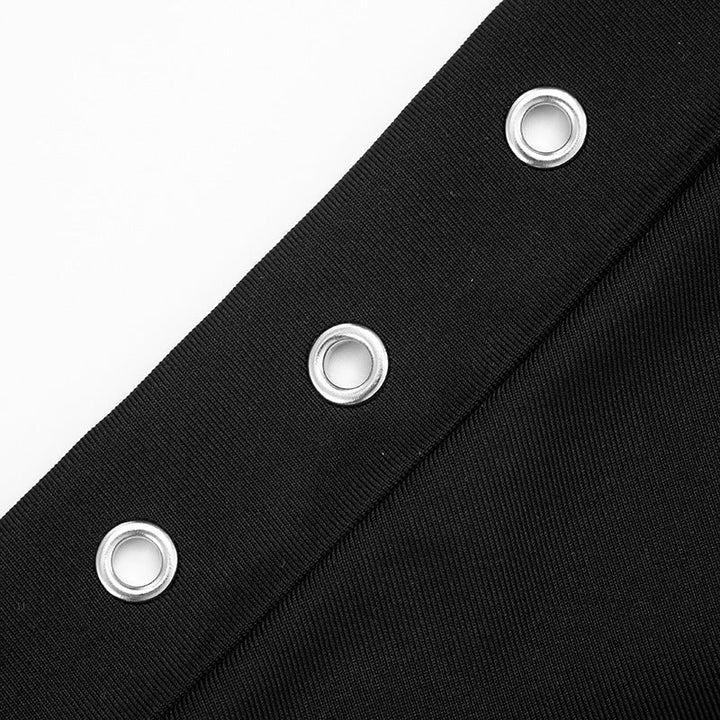 Halter self tie cowl neck hollow out pant set