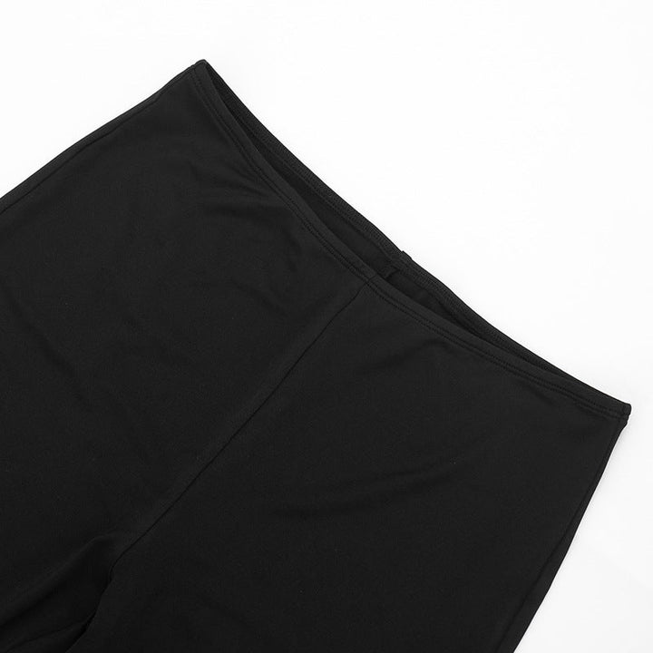 Halter self tie cowl neck hollow out pant set