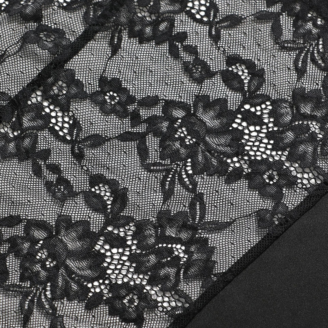 Lace slit v neck zip-up cami maxi dress