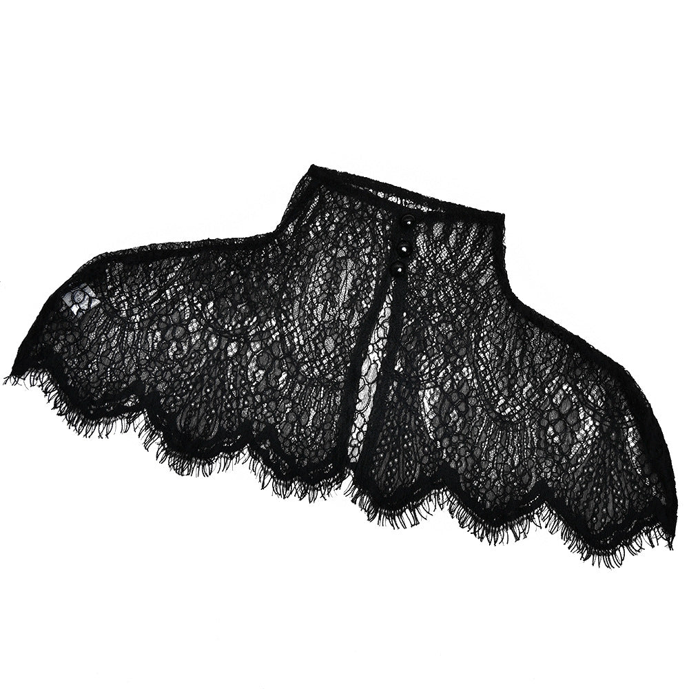 High neck lace hem shrug backless 2 piece midi dress