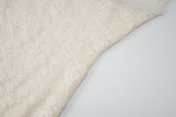 Cowl neck lace backless solid cami maxi dress