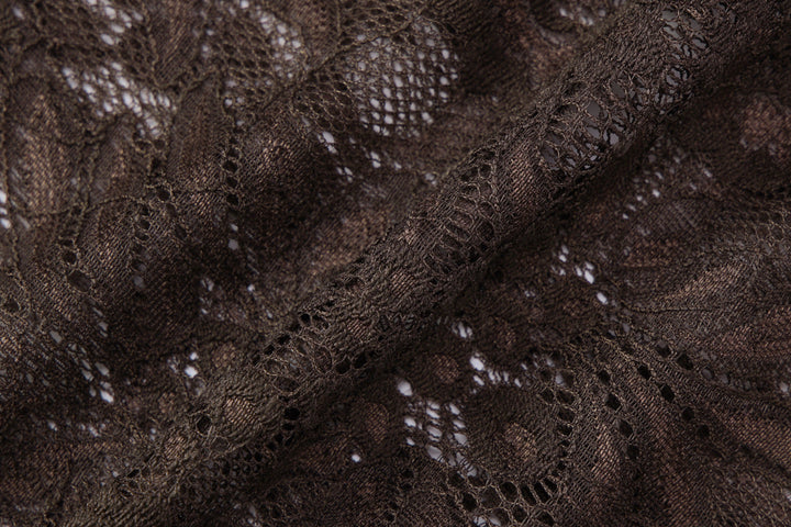 V neck lace backless spaghetti strap top