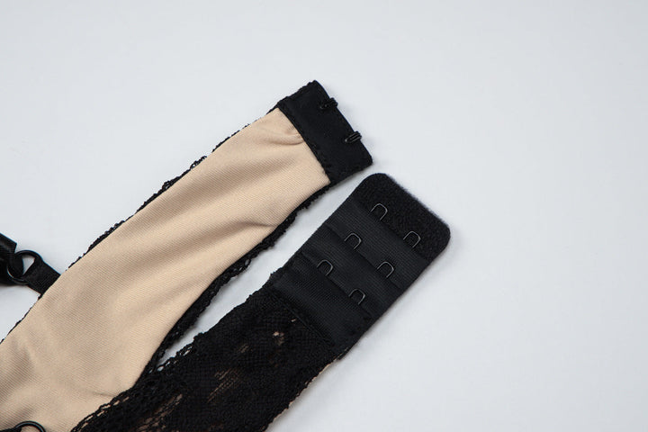 Cross back lace o ring hollow out maxi dress