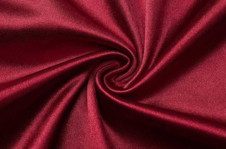 U neck satin halter zip-up backless maxi dress