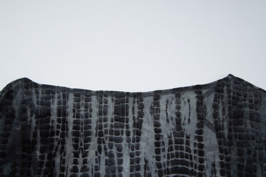 Short sleeve self tie irregular backless mini dress