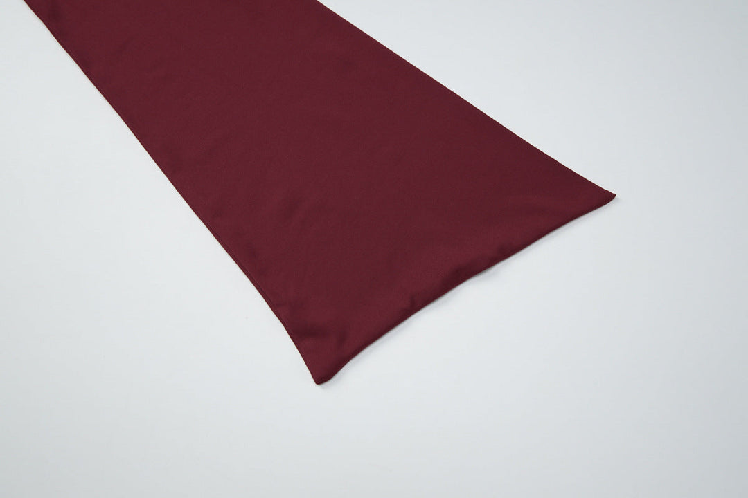 Irregular cowl neck backless spaghetti strap maxi dress