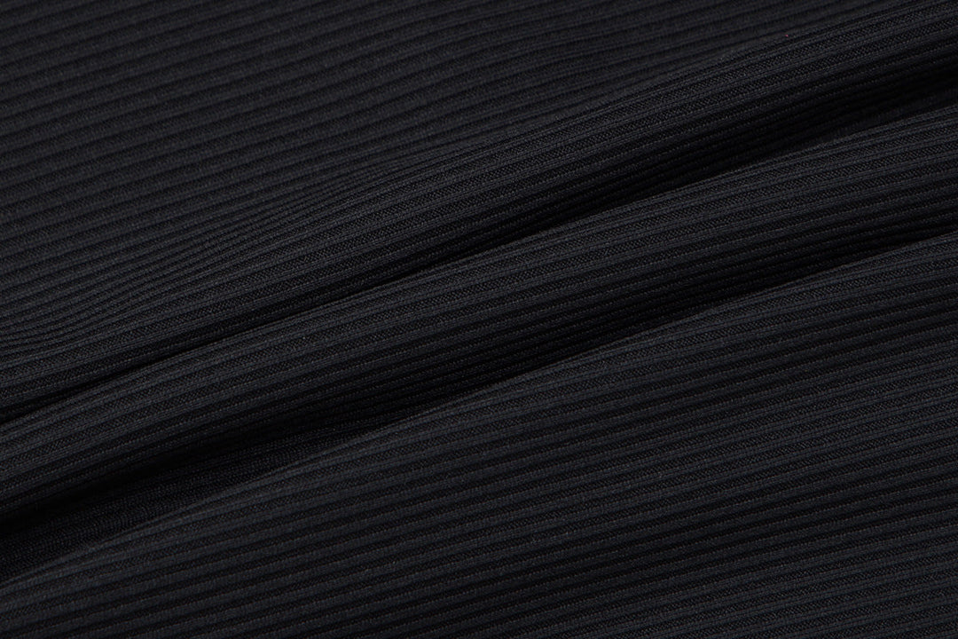 Square neck ribbed beaded sleeveless top