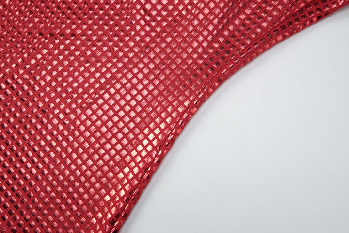 Halter u neck backless plaid print mini dress