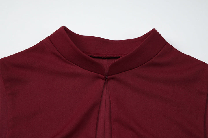 Hollow out sleeveless slit solid maxi dress