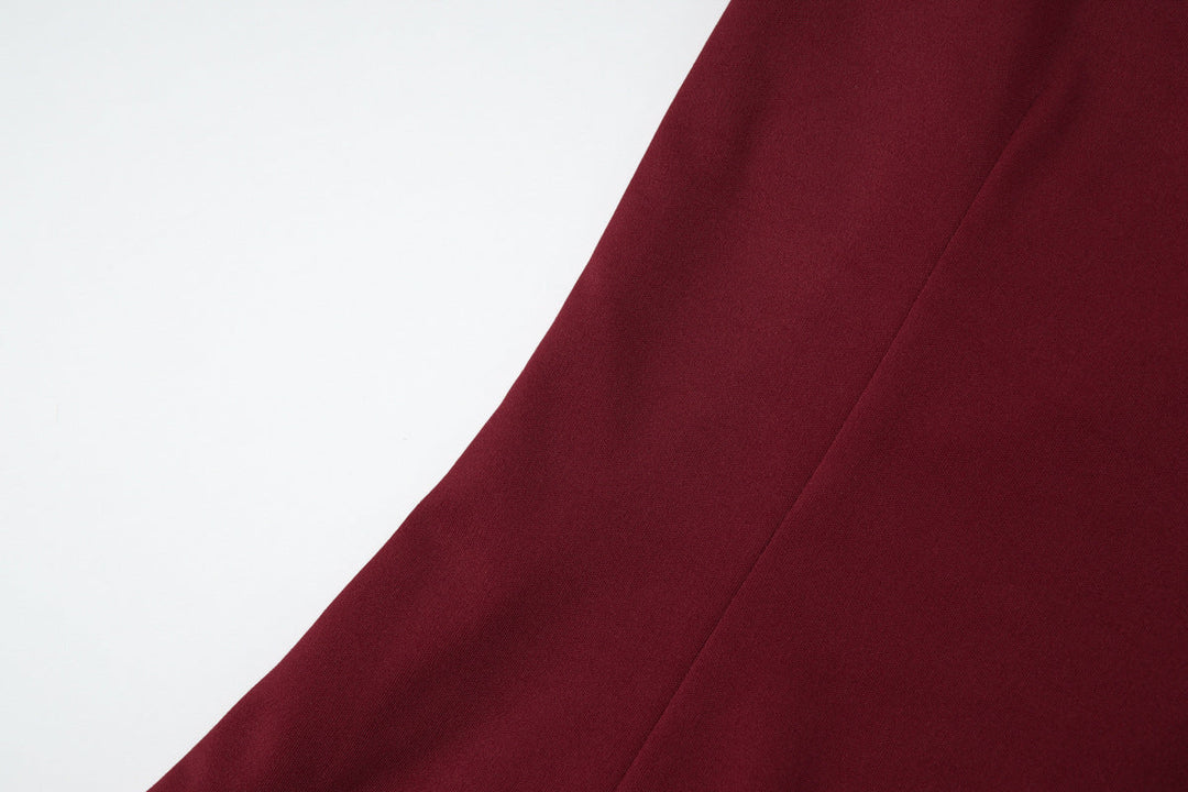 Hollow out sleeveless slit solid maxi dress