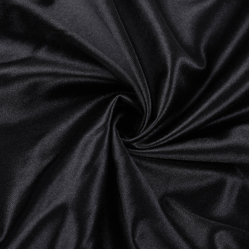 Ruched u neck self tie halter lace maxi dress