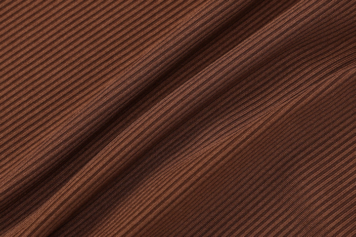 Ribbed long sleeve button v neck low rise pant set