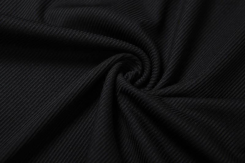 Lace hem v neck ribbed backless cami mini dress  | Festival Outfits Women