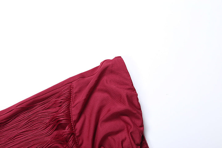 Sweetheart neck tassels backless tube maxi dress  | Festival Outfits Women