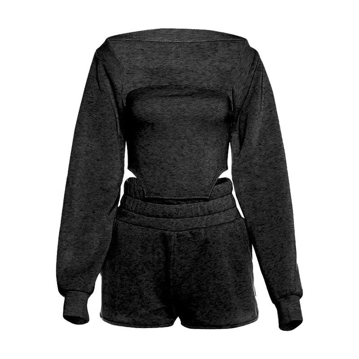 Long sleeve shrug short pant set  | Festival Outfits Women