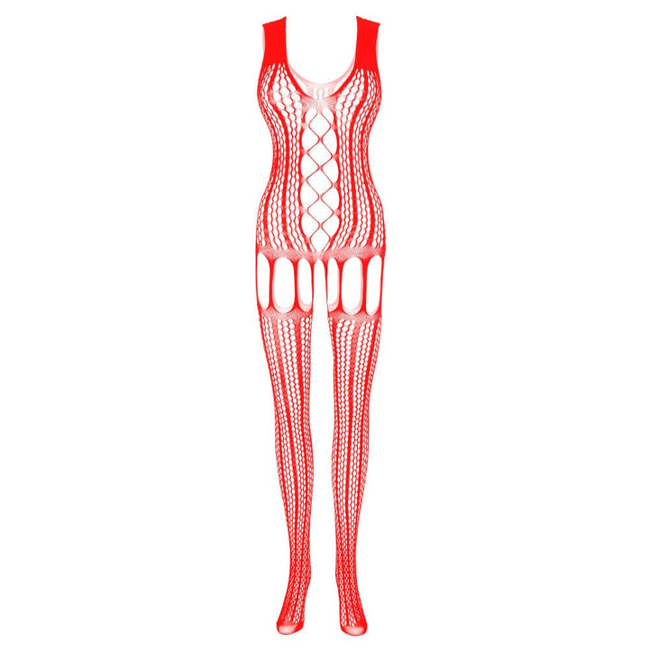 U neck net hollow out solid bodystocking  | Festival Outfits Women