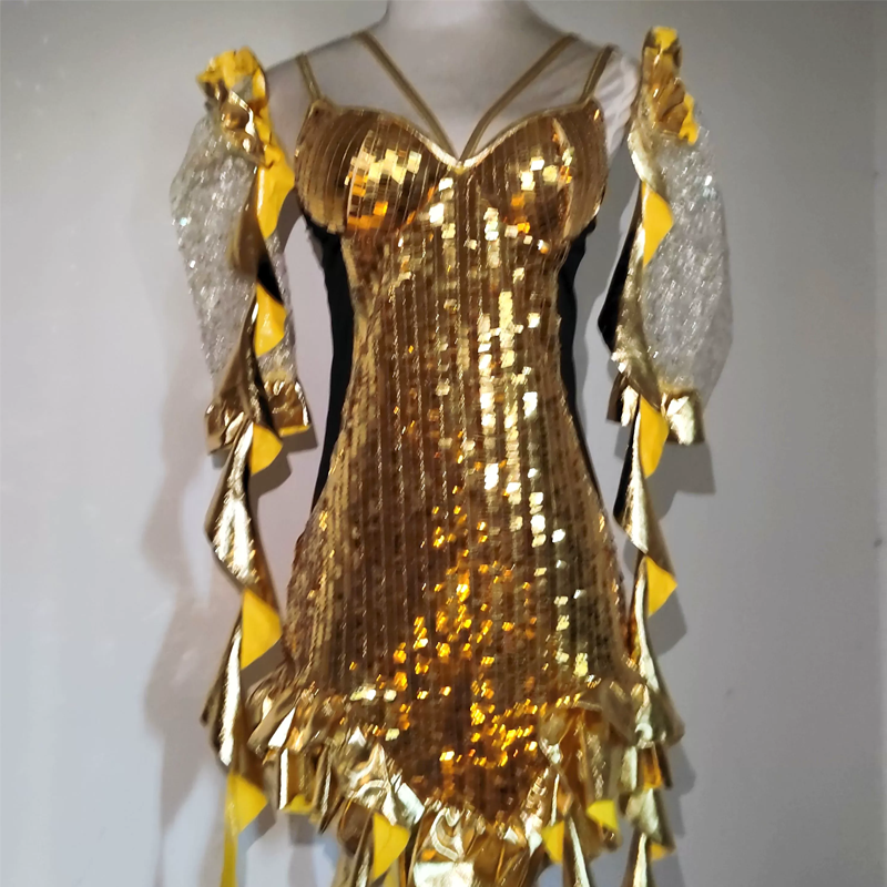 Metallic sweetheart neck ruffle glitter cami mini dress  | Festival Outfits Women