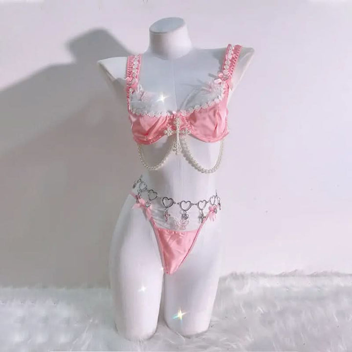 Butterfly applique bowknot short pant set  | Festival Outfits Women